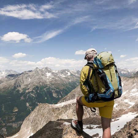 mountaineer, hiking, peak